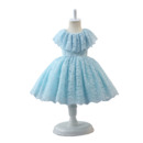 Lovely Ball Gown Knee Length Lace Little Girls Easter Dress