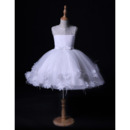 Lovely Ball Gown Mini/ Short Flower Girl Dress for Wedding