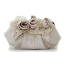 Organza Evening Handbags/ Purses/ Clutches with Flowers