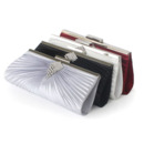 Pleated Silk Wedding Party Evening Handbags/ Purses/ Clutches