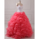 Custom Ball Gown Sweetheart Long Prom/ Quinceanera Dress with Jacket