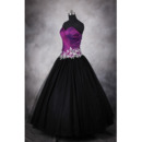 Inexpensive Ball Gown Sweetheart Floor Length Prom/ Quinceanera Dress