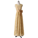 Custom Sleeveless Floor Length Lace Mother Dress for Wedding