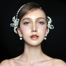 Bead Pearl Wedding Headpieces/ Fascinators for Brides