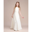 Long Chiffon Junior Bridesmaid Dress
