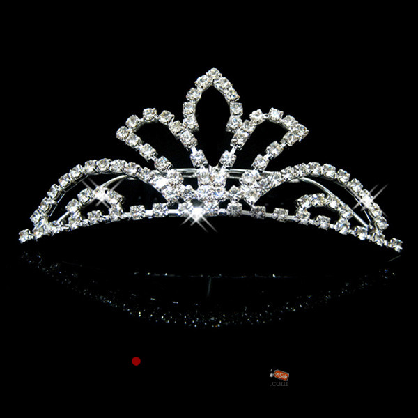 Cheap Beautiful Alloy With Rhinestone Bridal Wedding Tiara US 9.95