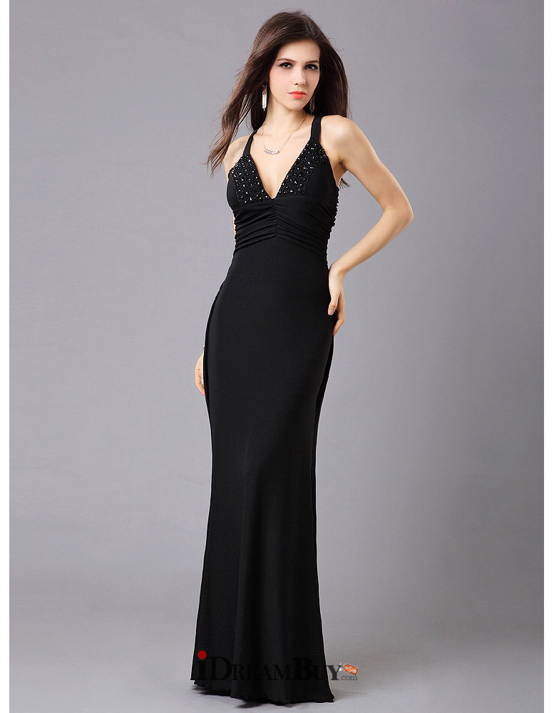 column evening gown